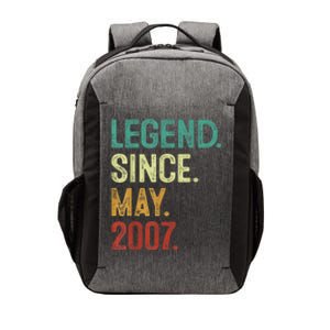 16 Years Old Legend Since May 2007 16th Birthday Vector Backpack