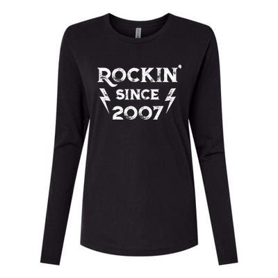 16 Year Old: Classic Rock 2007 16th Birthday Womens Cotton Relaxed Long Sleeve T-Shirt