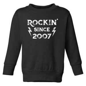 16 Year Old: Classic Rock 2007 16th Birthday Toddler Sweatshirt