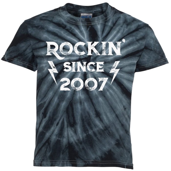 16 Year Old: Classic Rock 2007 16th Birthday Kids Tie-Dye T-Shirt