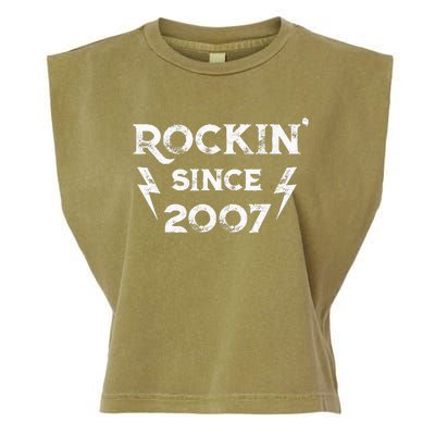 16 Year Old: Classic Rock 2007 16th Birthday Garment-Dyed Women's Muscle Tee