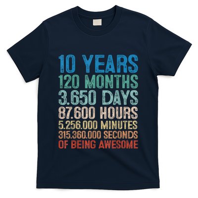 10 Year Old Gift Decorations 10th Bday Awesome 2013 Birthday T-Shirt