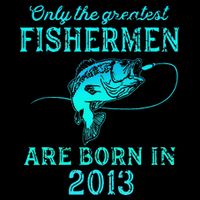10 Years Old Fisherman Born In 2013 10th Birthday Sustainable Bucket Hat