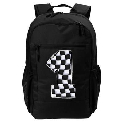 1 Year Old Pit Crew One Car Racing 1st Birthday Race Car Backpack