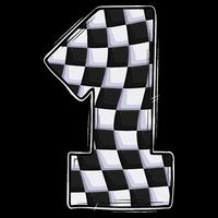 1 Year Old Pit Crew One Car Racing 1st Birthday Race Car 16 in Basic Backpack
