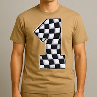 1 Year Old Pit Crew One Car Racing 1st Birthday Race Car T-Shirt
