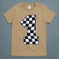 1 Year Old Pit Crew One Car Racing 1st Birthday Race Car T-Shirt