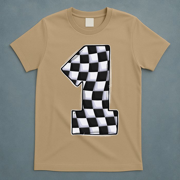 1 Year Old Pit Crew One Car Racing 1st Birthday Race Car T-Shirt