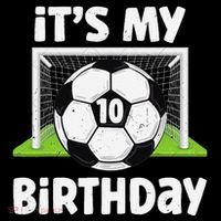 10 Years Old Soccer 10th Birthday Player Bday Party Impact Tech Backpack