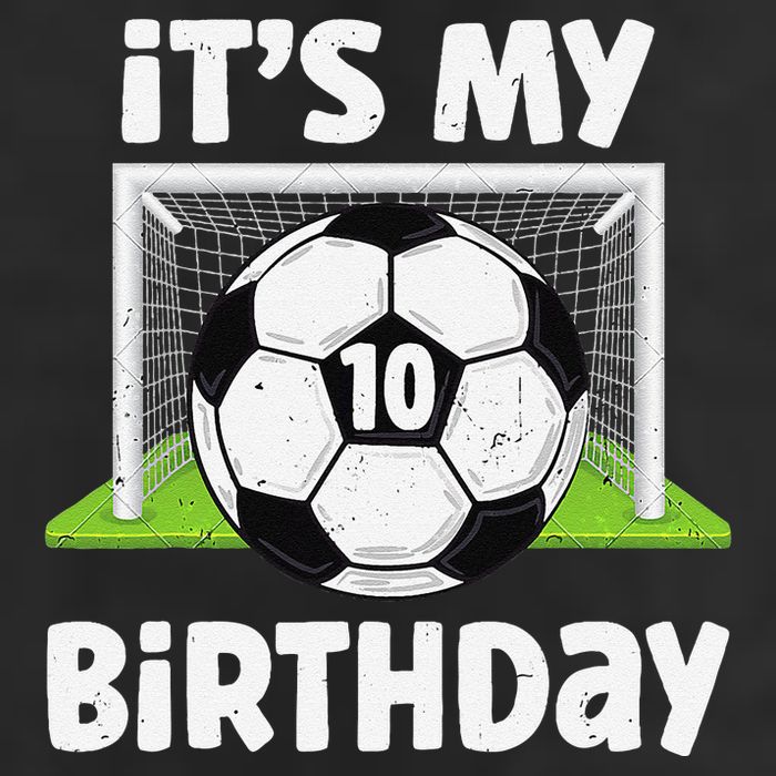 10 Years Old Soccer 10th Birthday Player Bday Party 25L Jumbo Tote