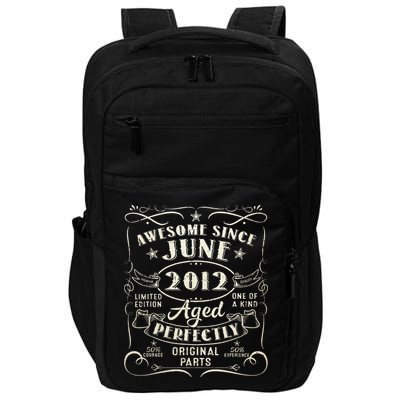 11 Year Old Awesome Since June 2012 11th Birthday Impact Tech Backpack