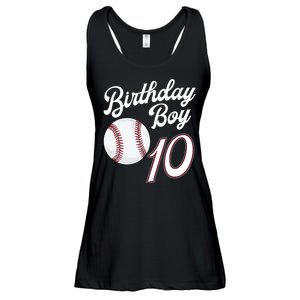 10 Years Old Baseball Themed 10th Birthday Party Sports Ladies Essential Flowy Tank