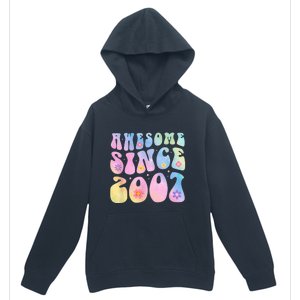 16 Year Old Awesome Since 2007 Tie Dye Flowers 16th Birthday Urban Pullover Hoodie