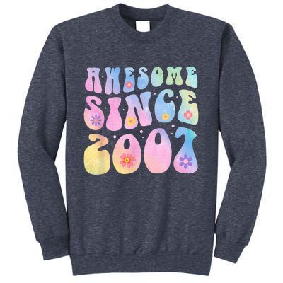 16 Year Old Awesome Since 2007 Tie Dye Flowers 16th Birthday Sweatshirt