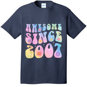 16 Year Old Awesome Since 2007 Tie Dye Flowers 16th Birthday T-Shirt