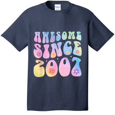 16 Year Old Awesome Since 2007 Tie Dye Flowers 16th Birthday T-Shirt