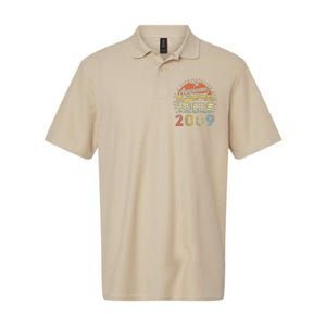 14 Year Old Awesome Since June 2009 14th Birthday Softstyle Adult Sport Polo