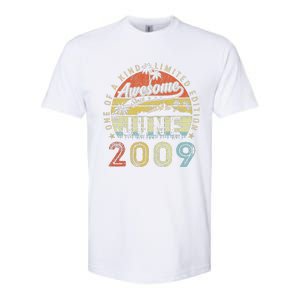 14 Year Old Awesome Since June 2009 14th Birthday Softstyle CVC T-Shirt