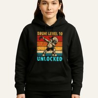 10 Year Old Birthday Dabbing Boy Bruh 10th Level Unlocked Hoodie