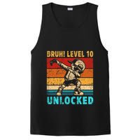 10 Year Old Birthday Dabbing Boy Bruh 10th Level Unlocked PosiCharge Competitor Tank