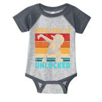 10 Year Old Birthday Dabbing Boy Bruh 10th Level Unlocked Infant Baby Jersey Bodysuit