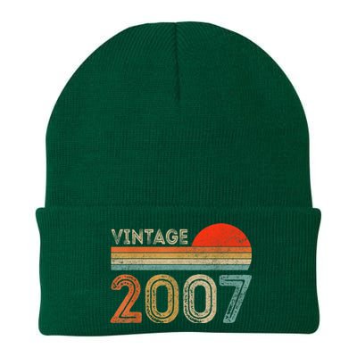 16 Year Old Gift Vintage 2007 Made In 2007 16th Birthday Knit Cap Winter Beanie