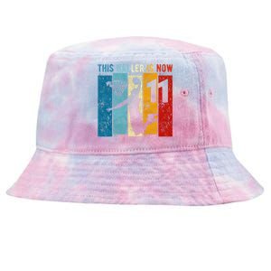 11 Year Old Basketball 11th Birthday Boy Tie-Dyed Bucket Hat