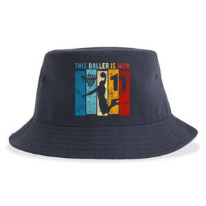 11 Year Old Basketball 11th Birthday Boy Sustainable Bucket Hat