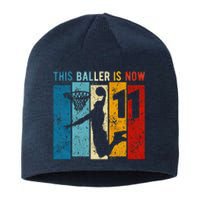 11 Year Old Basketball 11th Birthday Boy Sustainable Beanie