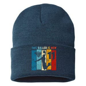 11 Year Old Basketball 11th Birthday Boy Sustainable Knit Beanie