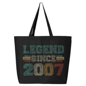 16 Years Old Legend Since 2007 16th Birthday 25L Jumbo Tote