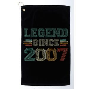 16 Years Old Legend Since 2007 16th Birthday Platinum Collection Golf Towel