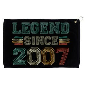 16 Years Old Legend Since 2007 16th Birthday Grommeted Golf Towel