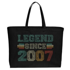 16 Years Old Legend Since 2007 16th Birthday Cotton Canvas Jumbo Tote