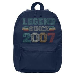 16 Years Old Legend Since 2007 16th Birthday 16 in Basic Backpack