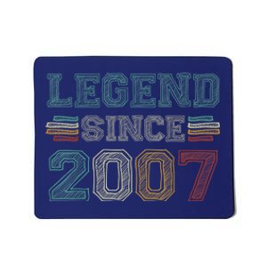 16 Years Old Legend Since 2007 16th Birthday Mousepad