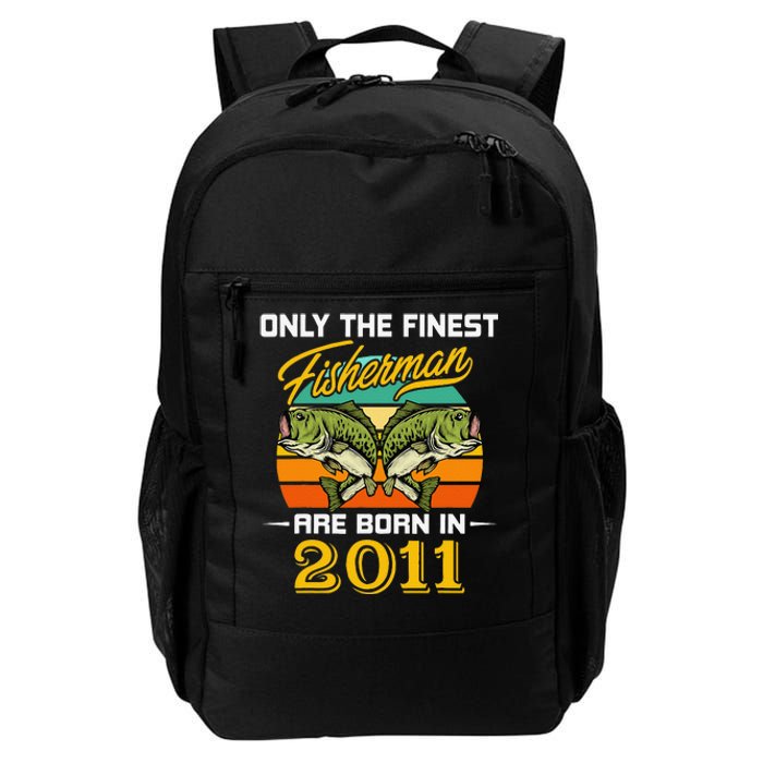 11 Years Old Fisherman Born In 2011 Cute 11th Birthday Daily Commute Backpack