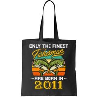 11 Years Old Fisherman Born In 2011 Cute 11th Birthday Tote Bag