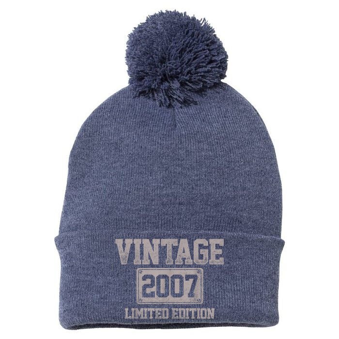 16 Years Old Vintage 2007 Limited Edition 16th Birthday Pom Pom 12in Knit Beanie