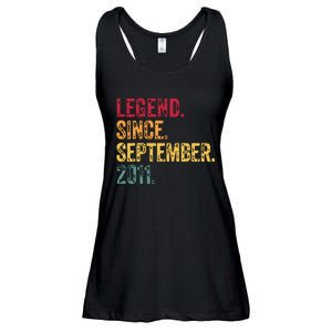 11 Years Old Legend Since September 2011 11th Birthday Gift Ladies Essential Flowy Tank