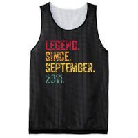 11 Years Old Legend Since September 2011 11th Birthday Gift Mesh Reversible Basketball Jersey Tank