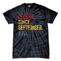 11 Years Old Legend Since September 2011 11th Birthday Gift Tie-Dye T-Shirt