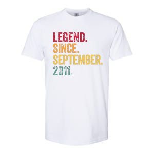 11 Years Old Legend Since September 2011 11th Birthday Gift Softstyle CVC T-Shirt