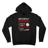 11 Year Old Baseball Birthday Party 11th Boy Eleven Player Hoodie