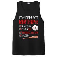 11 Year Old Baseball Birthday Party 11th Boy Eleven Player PosiCharge Competitor Tank