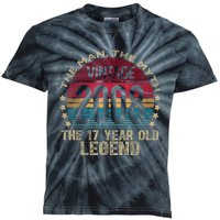 17 Year Old Gifts Vintage 2008 Limited Edition 17th Birthday Kids Tie-Dye T-Shirt