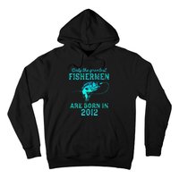 11 Years Old Fisherman Born In 2012 11th Birthday Hoodie