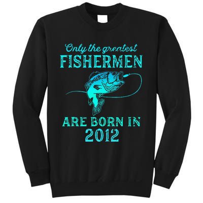 11 Years Old Fisherman Born In 2012 11th Birthday Sweatshirt