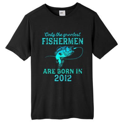 11 Years Old Fisherman Born In 2012 11th Birthday Tall Fusion ChromaSoft Performance T-Shirt