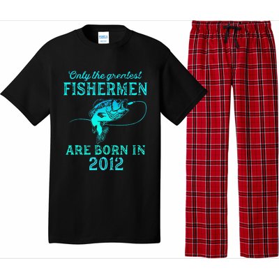 11 Years Old Fisherman Born In 2012 11th Birthday Pajama Set